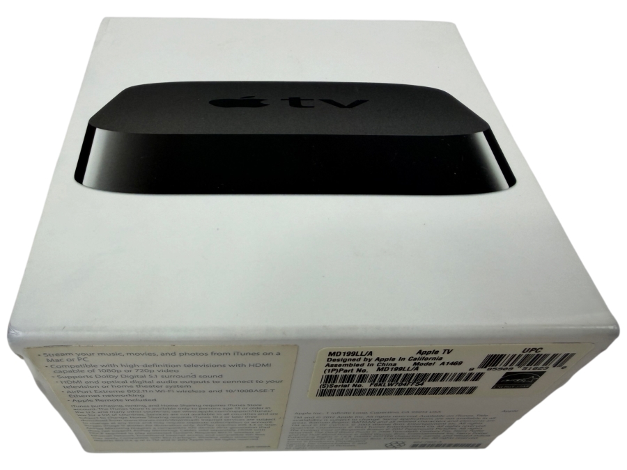 Apple TV MD199LL A Model A1469 Media Streaming Device (HA)