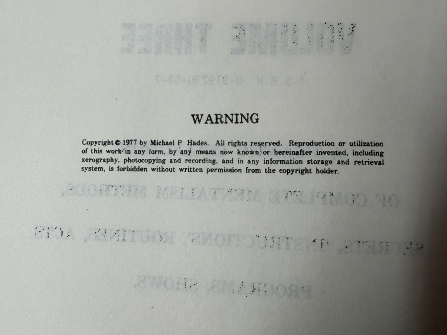 Just Added - (3) Vintage 1973/1977 The Encyclopedic Dictionary Of Mentalism Programs By Micky Hades International [Photo 4]