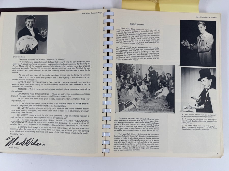 Just Added - Vintage 1975 Mark Wilson Course In Magic [Photo 6]