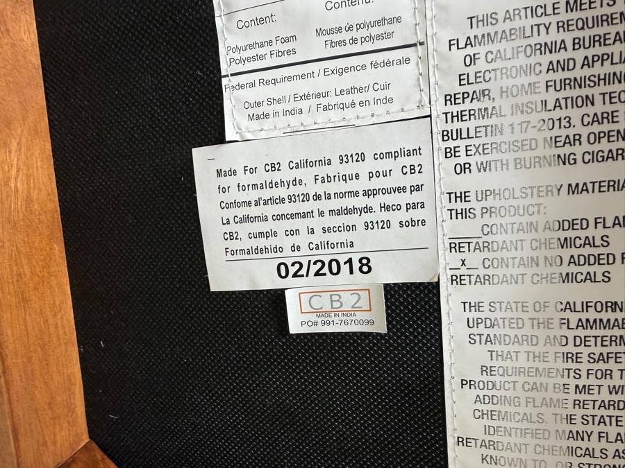 CB2 Viceroy Sapphire Blue Velvet Chair 23.5'W X 22'D X 29'H (HA) [Photo 8]