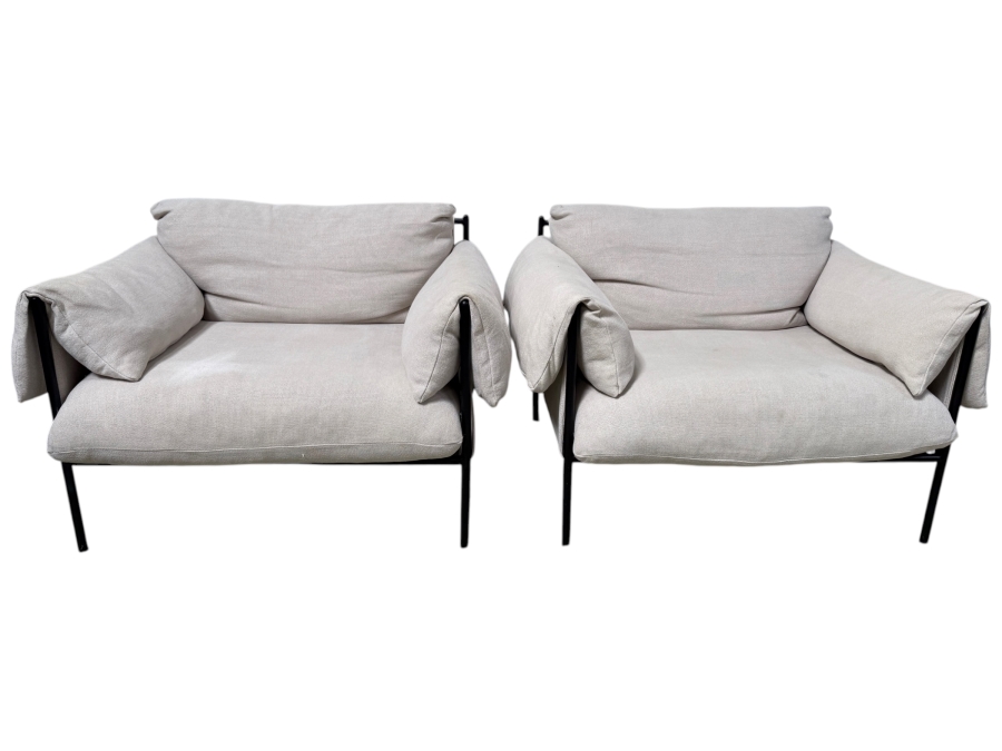 Alva Armchair designed by Sarah Ellison for Ellison Studios 37'W X 31'D X 25'H (HA)