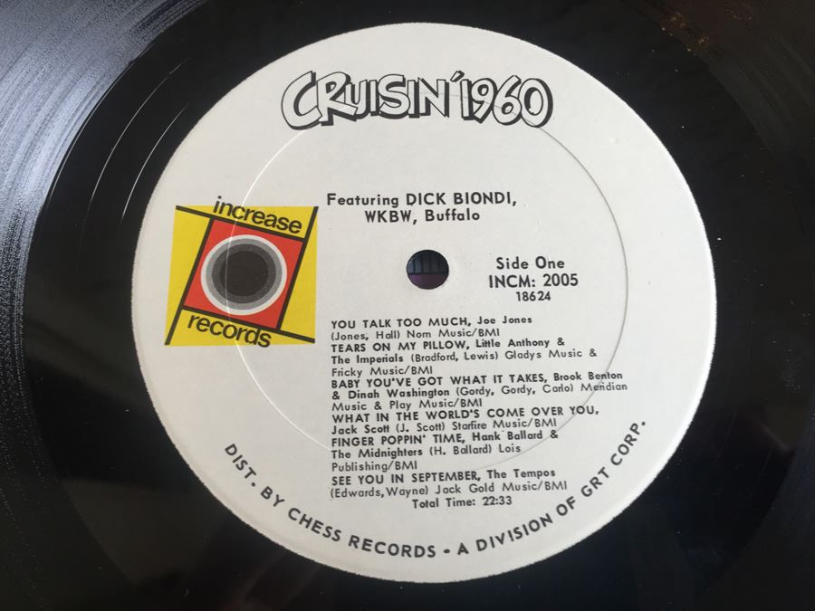 Cruisin' 1960 - Increase Records ‎- INCM 2005 [Photo 4]