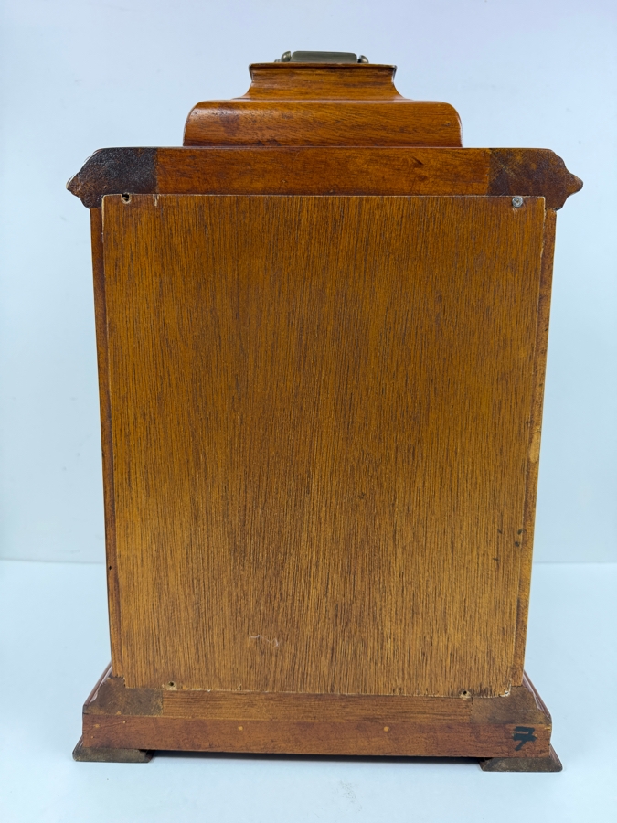 Antique Style Wooden Bracket Mantel Clock Working With Great Chime 12W X 9D X 18H (RSF) [Photo 6]