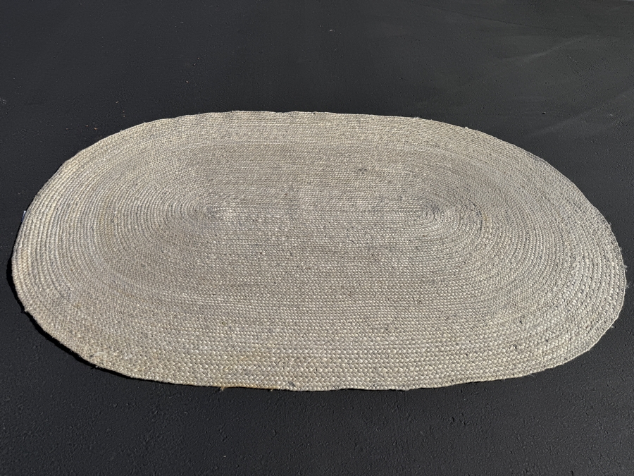 NuLoom 5' X 8' Oval 100% Jute Area Rug Made In India (HA) [Photo 2]