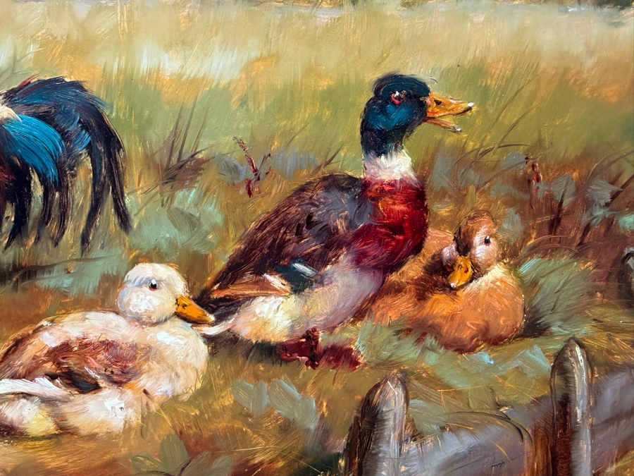 Bernhard De Jong (B. 1950, Dutch) Original Painting On Board 19.5 X 15.5 Framed 27 X 23 Retailed $2,500 (RSF) [Photo 8]