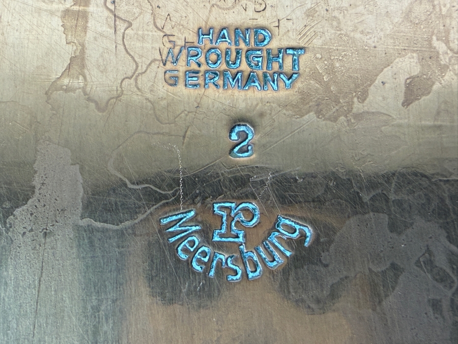 Karl Raichle, Meersburg Hand Wrought Copper Pot With Lid Made In Germany 16W X 8D X 4.5H (RSF) [Photo 8]