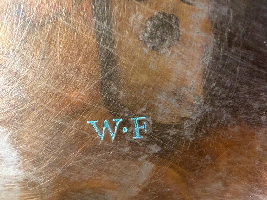 Antique English Copper And Brass Samovar Hallmarked W F 15W X 16H (RSF) [Photo 12]