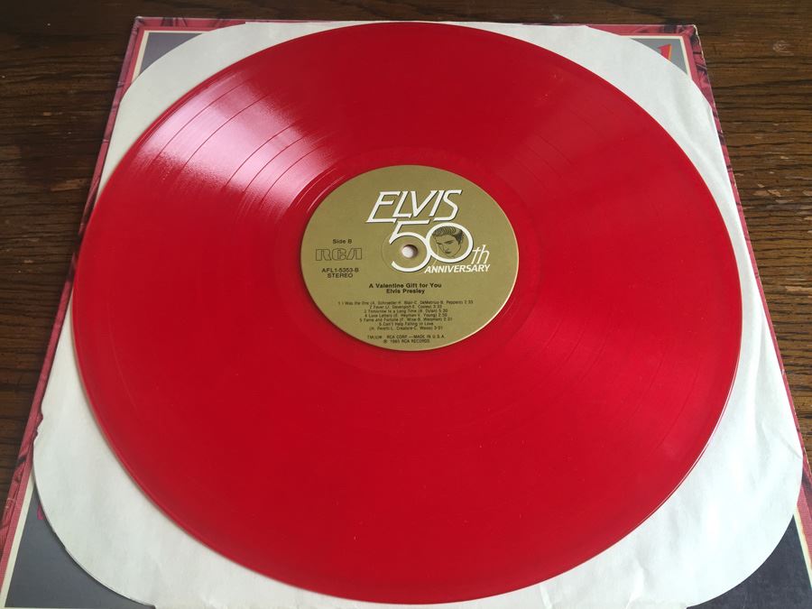 Elvis Presley ‎- A Valentine Gift For You - RCA ‎- AFL1-5353 - Red Vinyl [Photo 5]