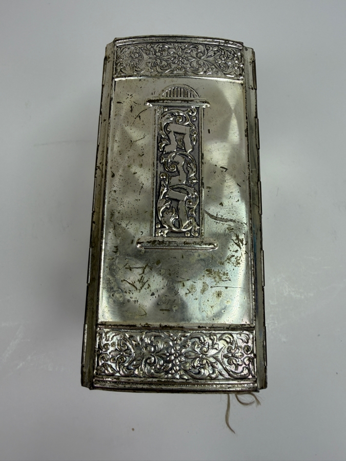 Vintage 1977 Silver-Plated Tri-Fold Case With Sinai Publishing Hebrew-English Bible From Tel Aviv, Israel (RSF) [Photo 3]