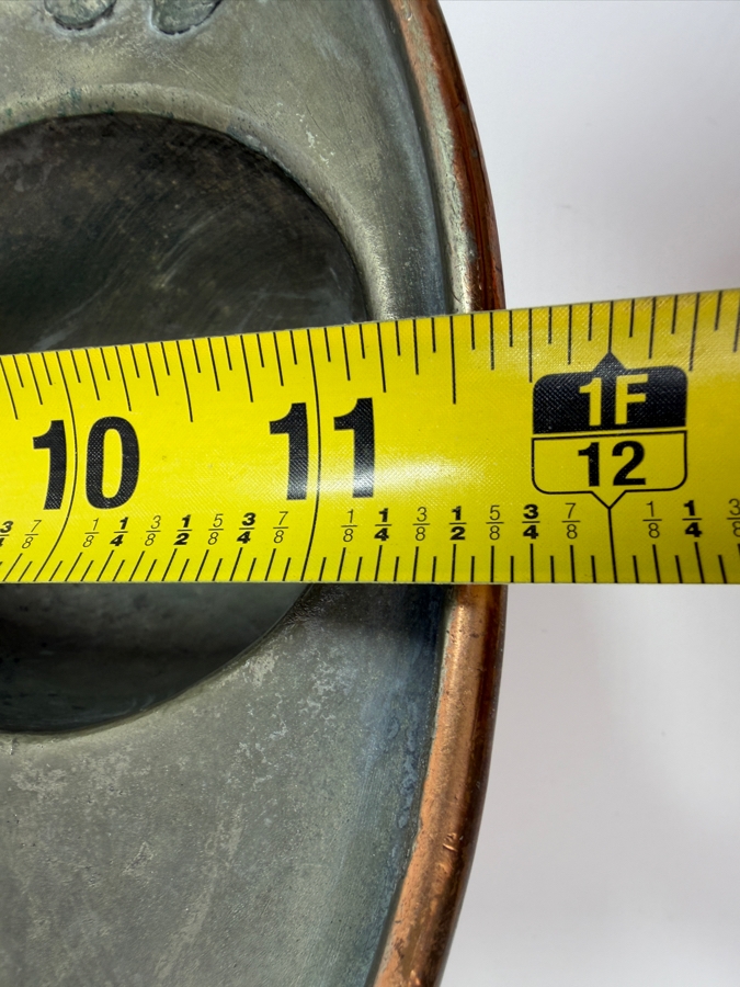 Vintage Copper Pan For Cooking Scandinavian Æbleskiver (Donut Holes) Or French Escargot (Snails) 11.5'W X 23'L (RSF)
 [Photo 10]