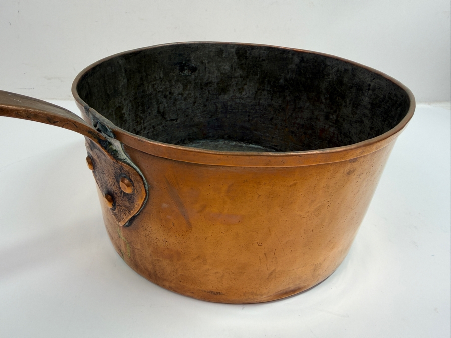Antique Copper Pot 9W X 18.5L X 4.75H (RSF) [Photo 7]