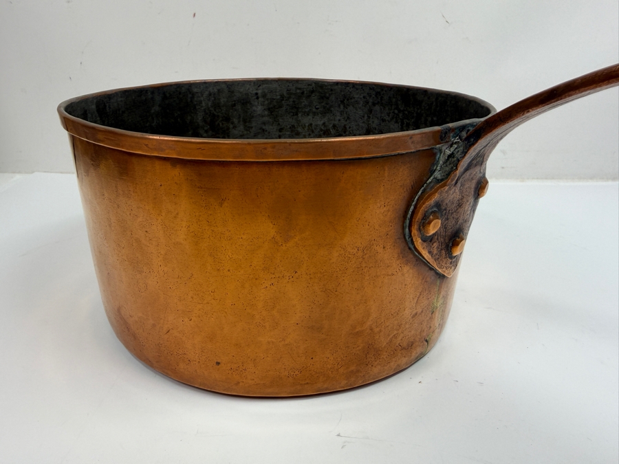 Antique Copper Pot 9W X 18.5L X 4.75H (RSF) [Photo 3]