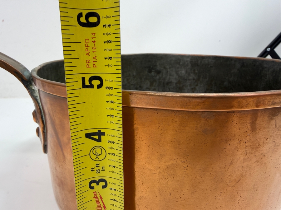 Antique Copper Pot 9W X 18.5L X 4.75H (RSF) [Photo 11]