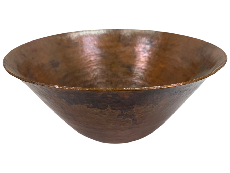 Hand Hammered Copper Bowl 16.5W (RSF)