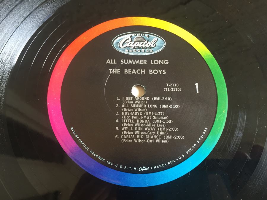 The Beach Boys ‎- All Summer Long - Capitol Records ‎- T 2110 [Photo 4]