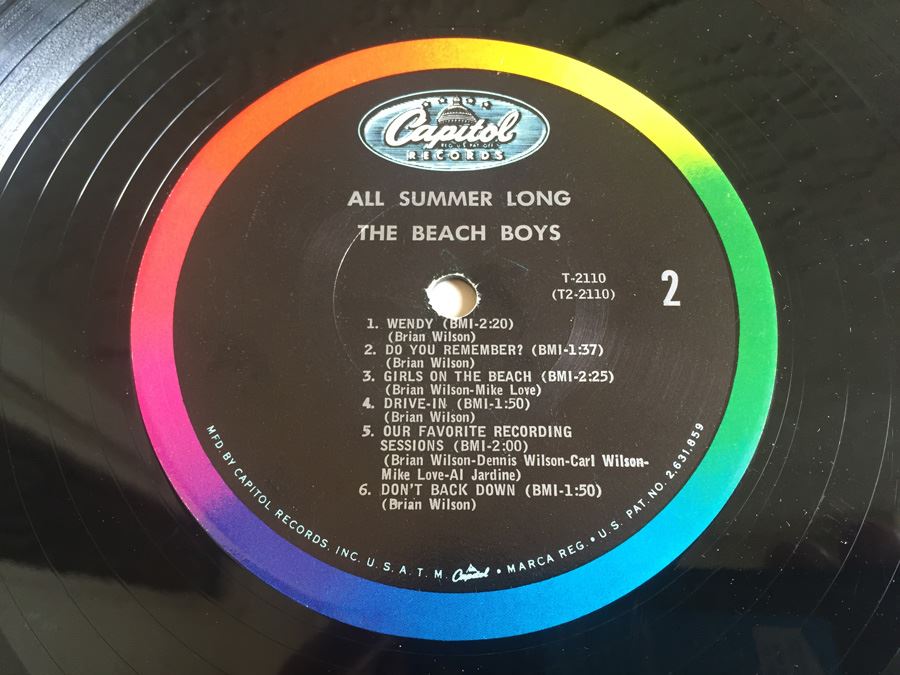 The Beach Boys ‎- All Summer Long - Capitol Records ‎- T 2110 [Photo 6]
