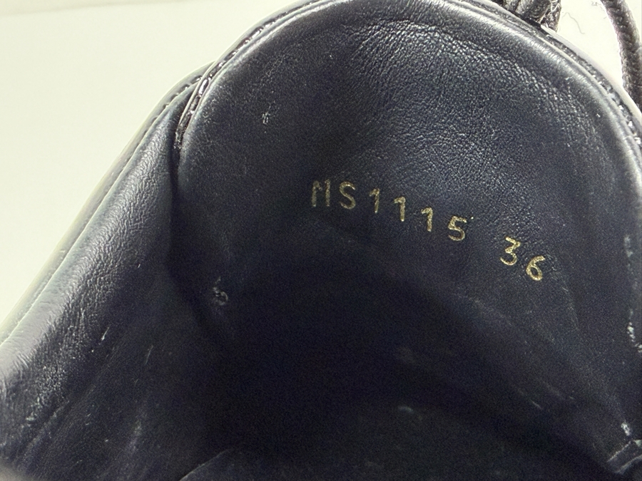 Authentic Louis Vuitton Frontrow Sneakers In Black Patent Leather With Gold Accents Size 36 (HA) [Photo 11]