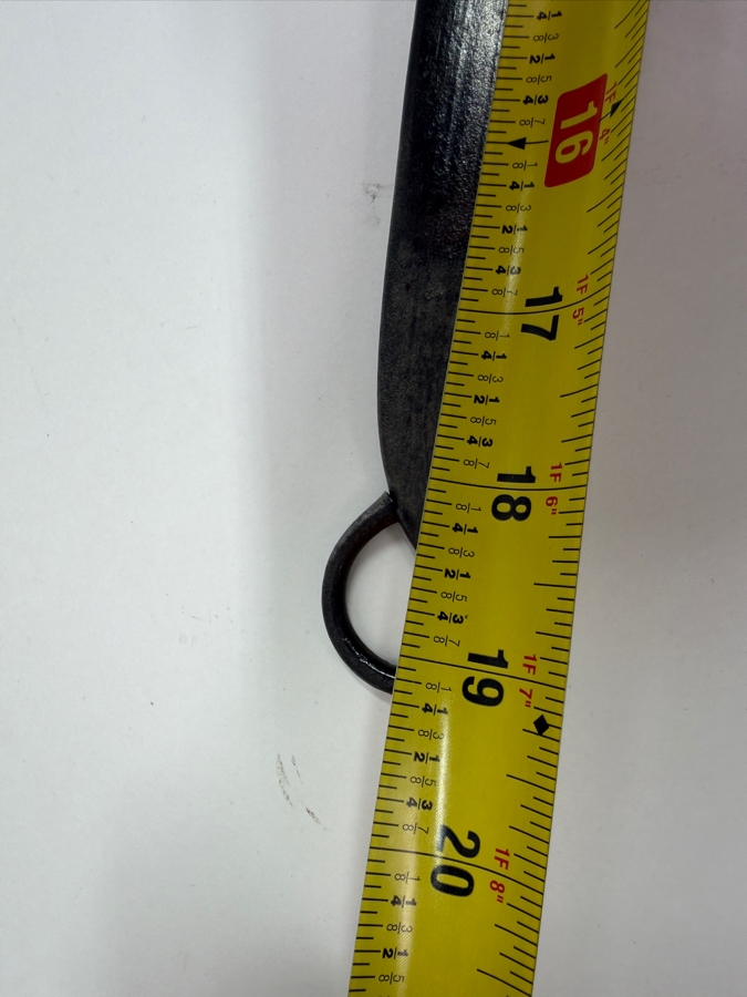 Antique Flat Copper Lid With Wrought Iron Handle 11W X 19L (RSF) [Photo 6]