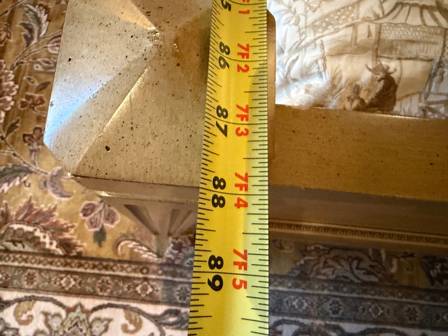 Pair Of Wooden Twin Beds With Scalamandre Voyage En Chine Bedding And Bed Canopy 47'W X 64.5'H X 88'L [Photo 13]