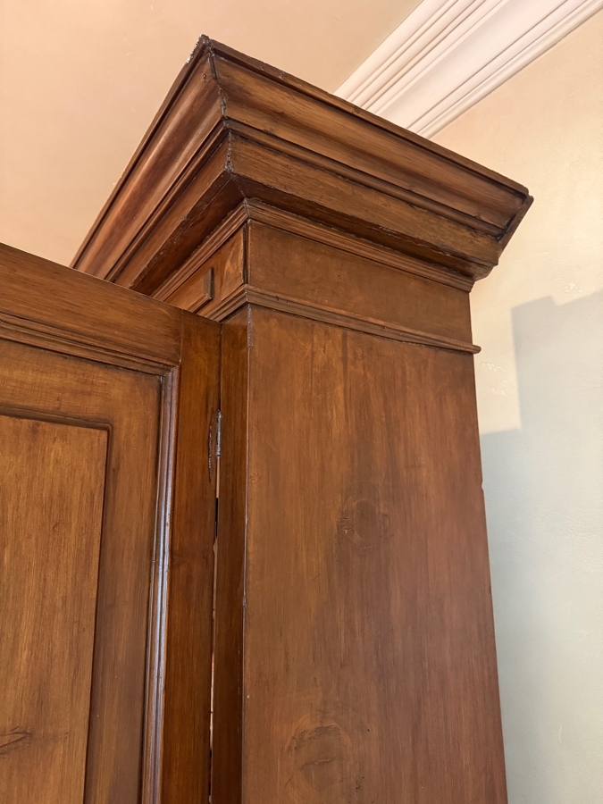 Stunning Antique Wooden 2-Piece Cabinet 50W X 20D X 101H [Photo 6]