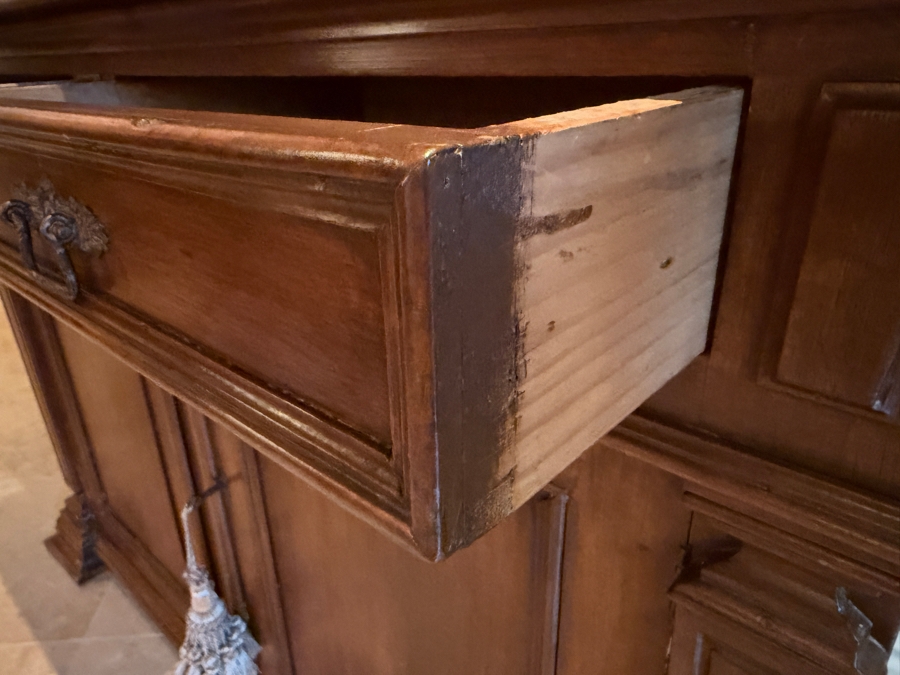 Stunning Antique Wooden 2-Piece Cabinet 50W X 20D X 101H [Photo 5]