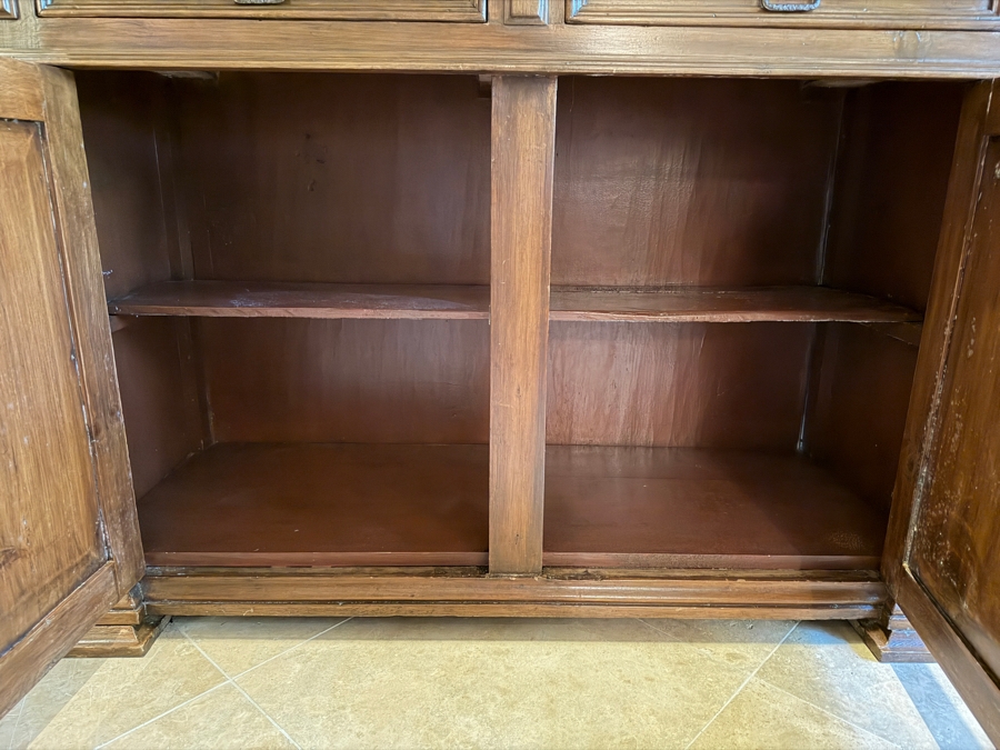 Stunning Antique Wooden 2-Piece Cabinet 50W X 20D X 101H [Photo 7]