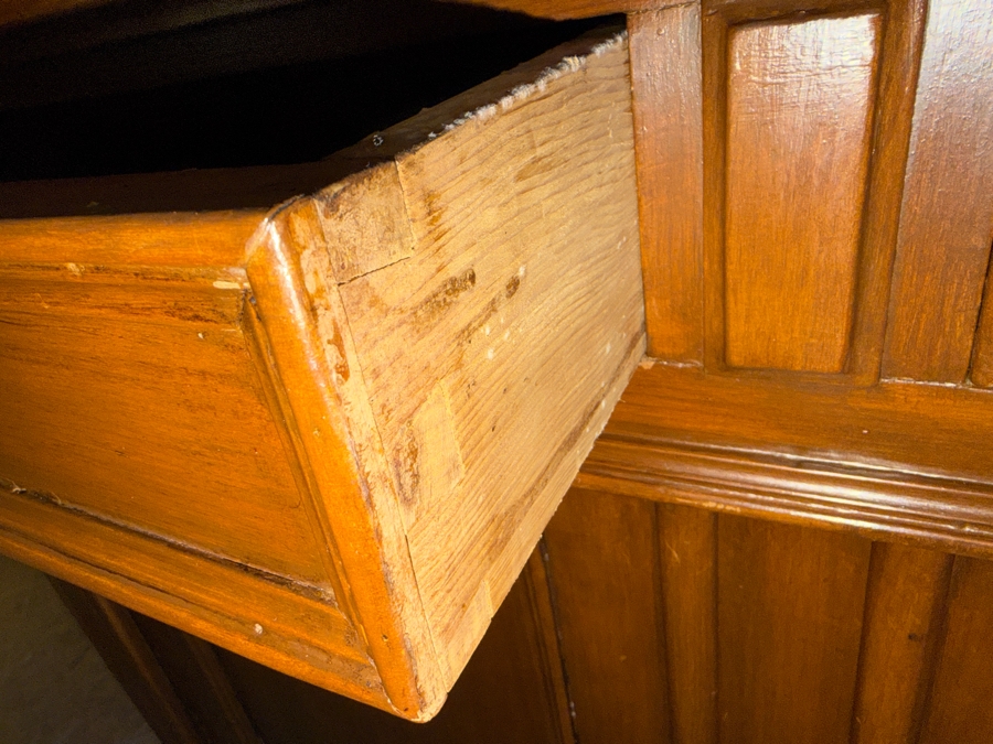 Stunning Antique Wooden 2-Piece Cabinet 50W X 20D X 101H [Photo 4]