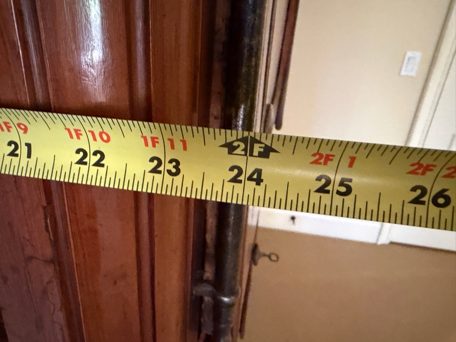 Exceptional Antique French Carved Wooden Armoire Cabinet 51.5W X 24D X 98H [Photo 11]