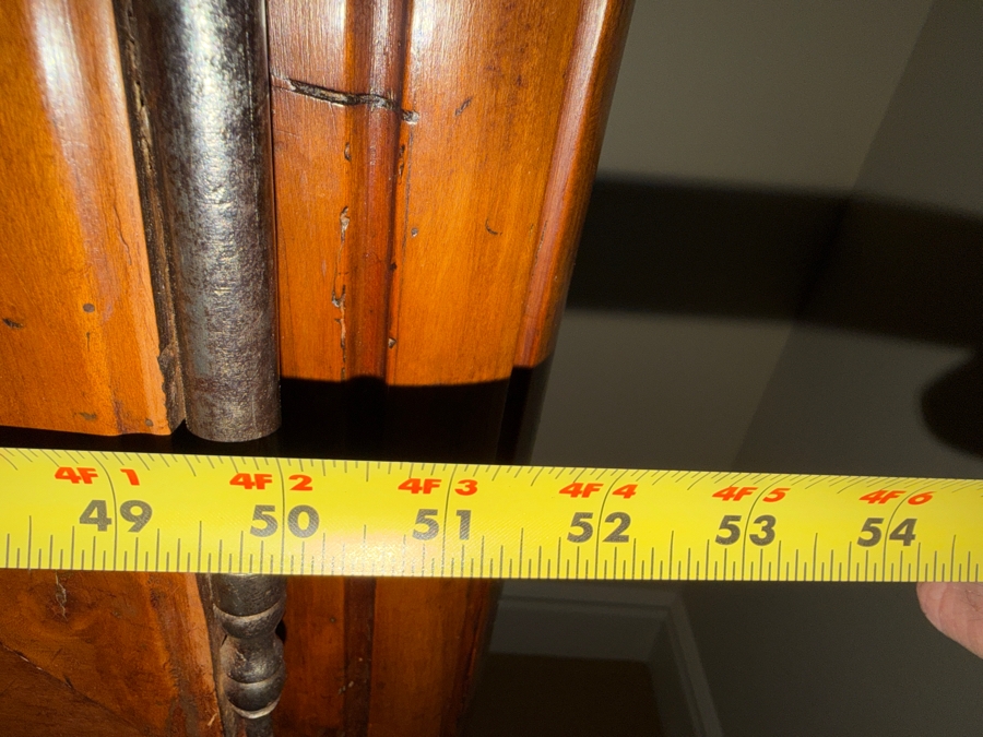 Exceptional Antique French Carved Wooden Armoire Cabinet 51.5W X 24D X 98H [Photo 10]