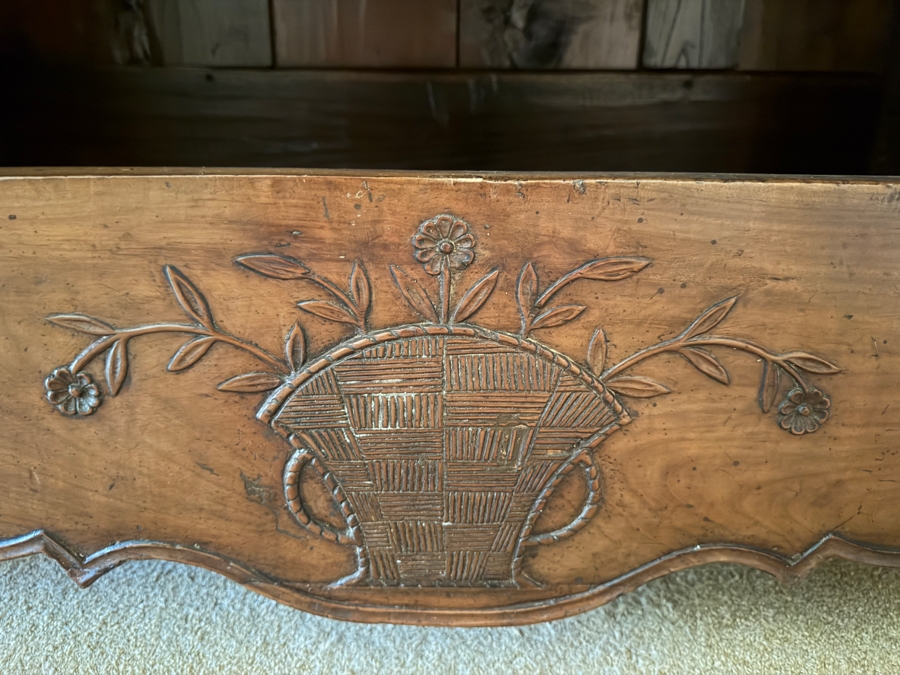 Exceptional Antique French Carved Wooden Armoire Cabinet 51.5W X 24D X 98H [Photo 8]