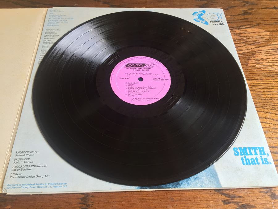 Ernie Smith ‎- Smith, That Is - London Records ‎- FLD-JA-161 - Federal Records [Photo 7]