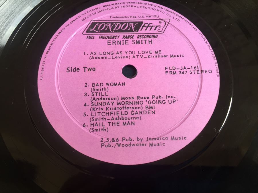 Ernie Smith ‎- Smith, That Is - London Records ‎- FLD-JA-161 - Federal Records [Photo 8]