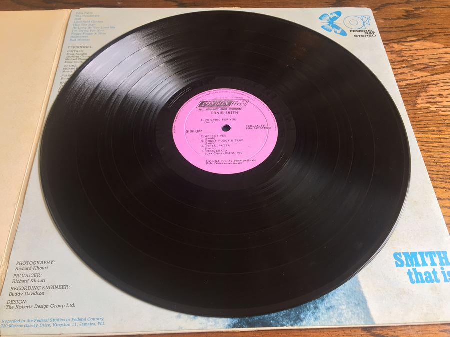 Ernie Smith ‎- Smith, That Is - London Records ‎- FLD-JA-161 - Federal Records [Photo 5]