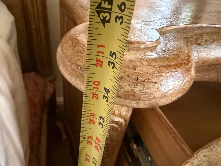 Pair Of Large 2-Drawer Bedside Tables Nightstands 52W X 24D X 35H [Photo 9]