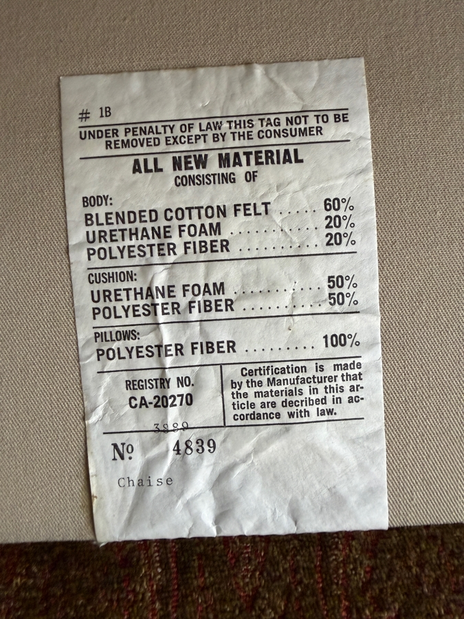 Upholstered Chaise Lounge Chair With Pair Of Throw Pillows 34'W X 65'L X 33'H [Photo 7]