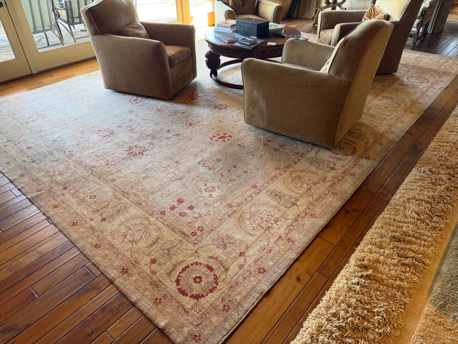 Stunning Handmade Wool Area Rug Made In Pakistan 157' X 218' [Photo 3]