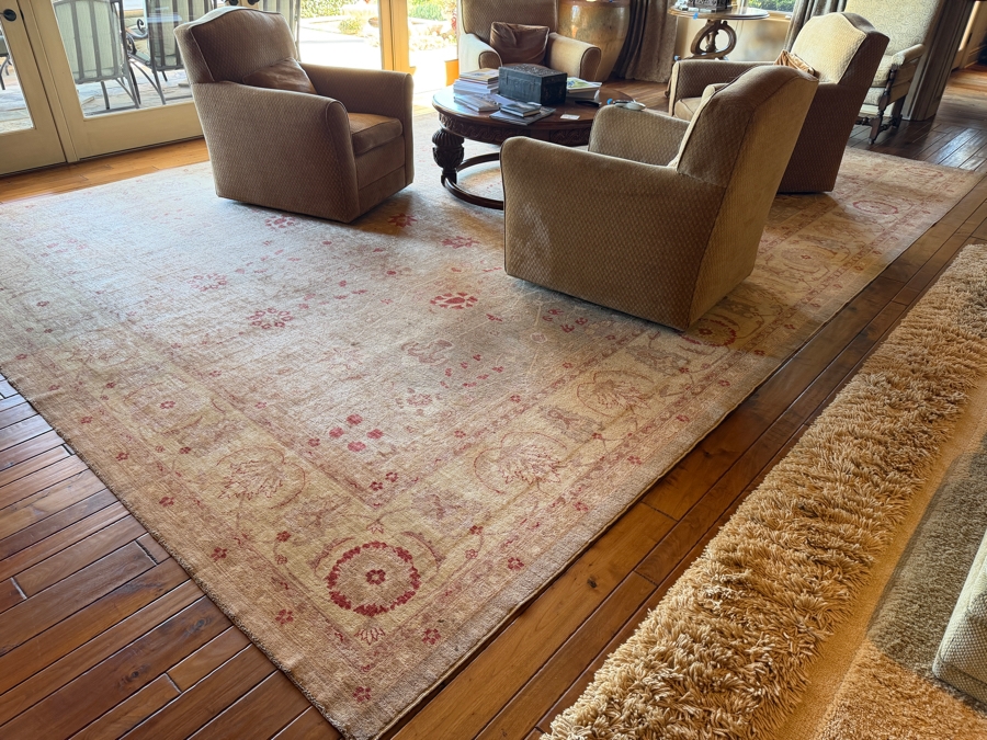 Stunning Handmade Wool Area Rug Made In Pakistan 157' X 218' [Photo 2]