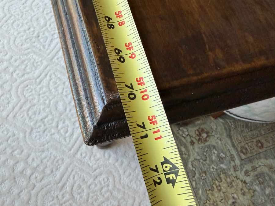 Carved Wooden Sofa Console Table 70W X 19D X 30H [Photo 6]