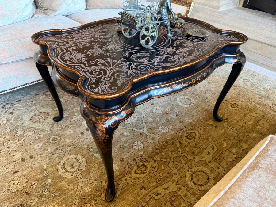 Hilda Flack Cocktail Table 38W X 28D X 24H