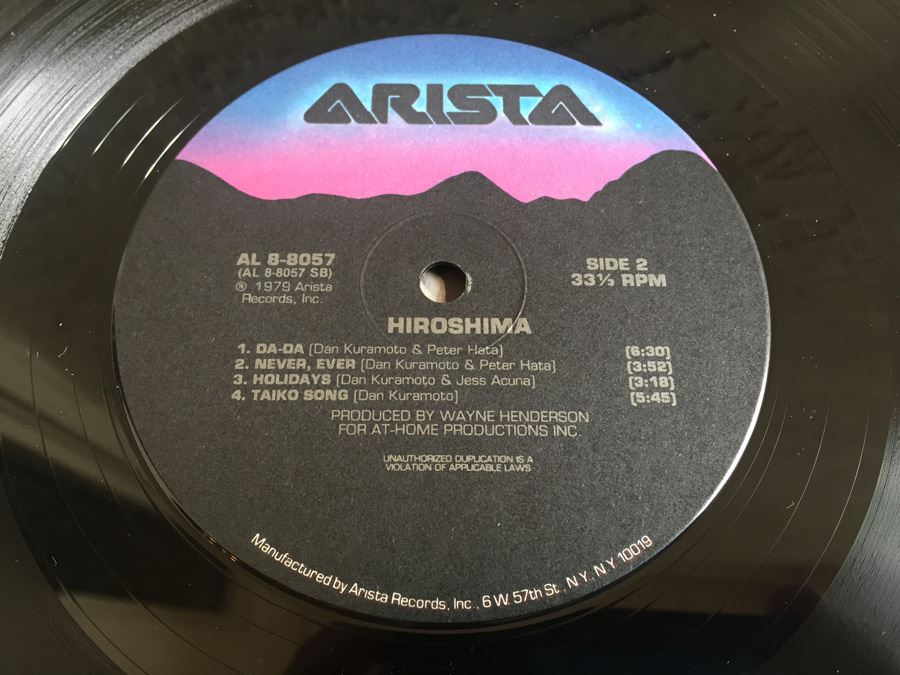 Hiroshima - Hiroshima - Arista ‎- AL8-8057 [Photo 8]