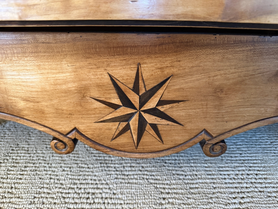 Stunning Antique Louis XV Wooden Wardrobe Cabinet Armoire 40W X 27D X 91H [Photo 7]