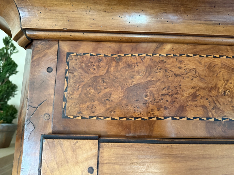 Stunning Antique Louis XV Wooden Wardrobe Cabinet Armoire 40W X 27D X 91H [Photo 4]