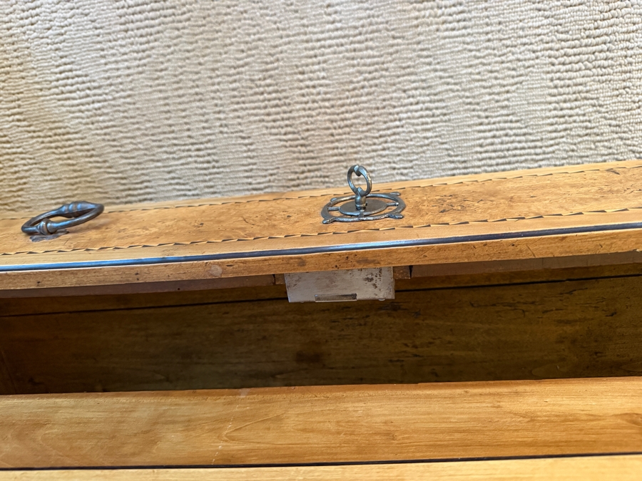 Stunning Antique Louis XV Wooden Wardrobe Cabinet Armoire 40W X 27D X 91H [Photo 8]