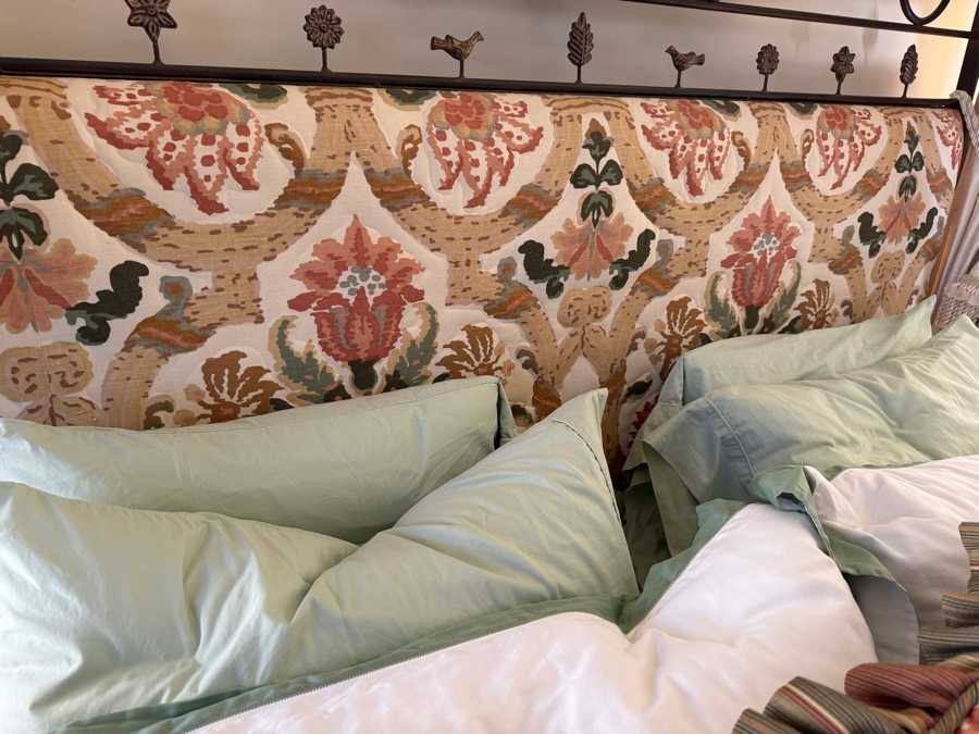 Fabulous Metal Canopy Bed With Bedding, Pillows And California King Mattress 72 X 84 [Photo 7]