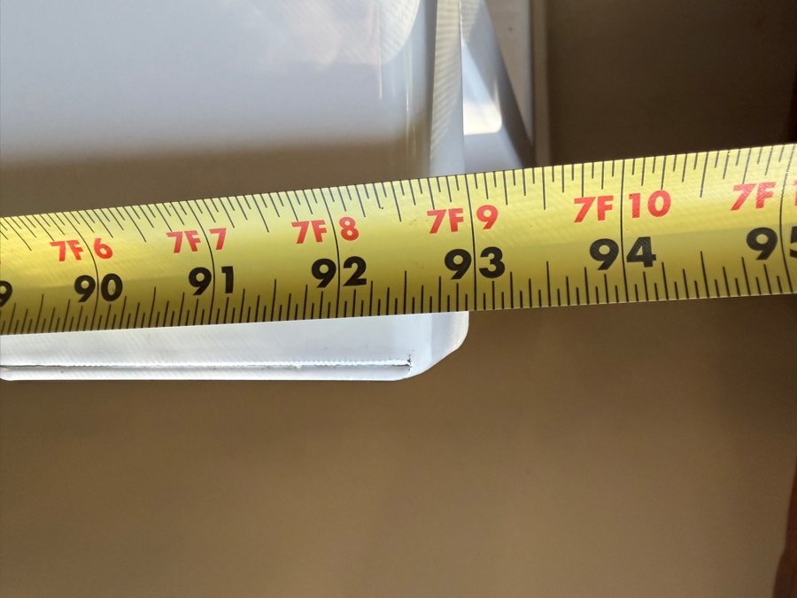 Large Powder Coated Metal Dumbbell Rack With Assorted Dumbbells 93W X 27D X 35H [Photo 9]