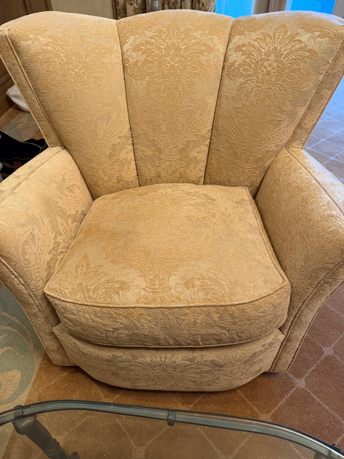 Pair Of Stunning Upholstered Down Armchairs 35W X 36D X 35H [Photo 4]