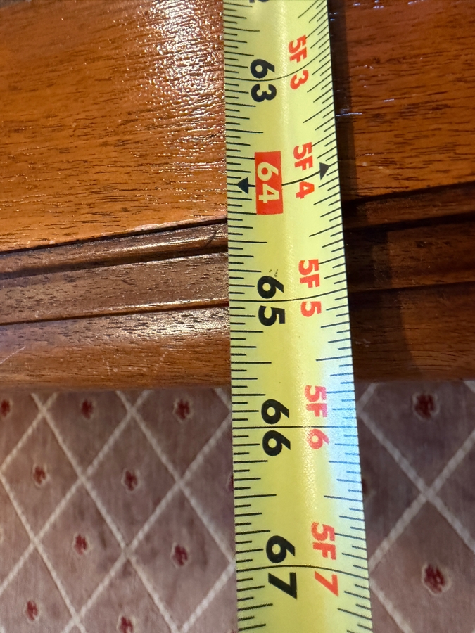 Antique Ornately Carved Wooden Leather Top Partner Desk 65.5W X 42D X 30.5H [Photo 13]