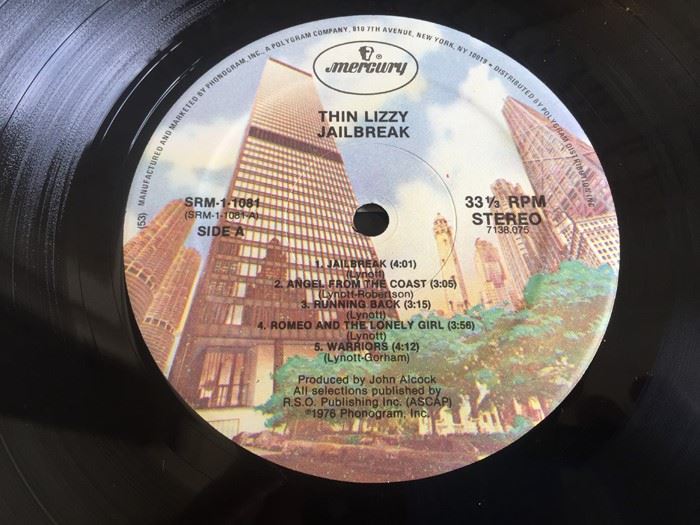 Thin Lizzy ‎- Jailbreak - Mercury ‎- SRM-1-1081 [Photo 4]