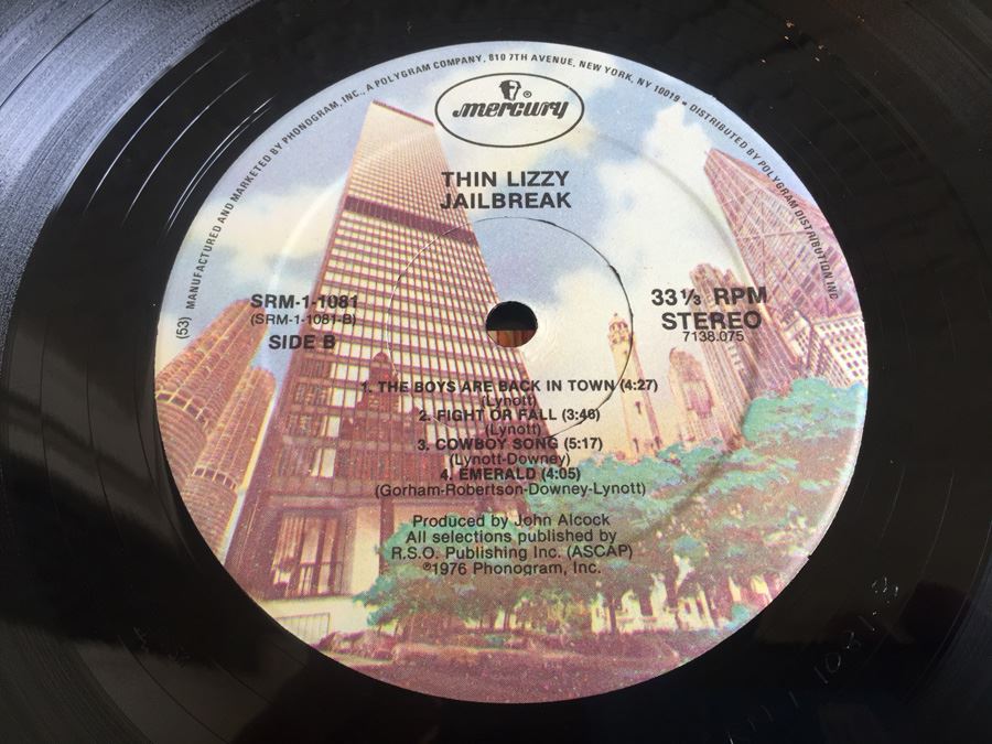 Thin Lizzy ‎- Jailbreak - Mercury ‎- SRM-1-1081 [Photo 6]
