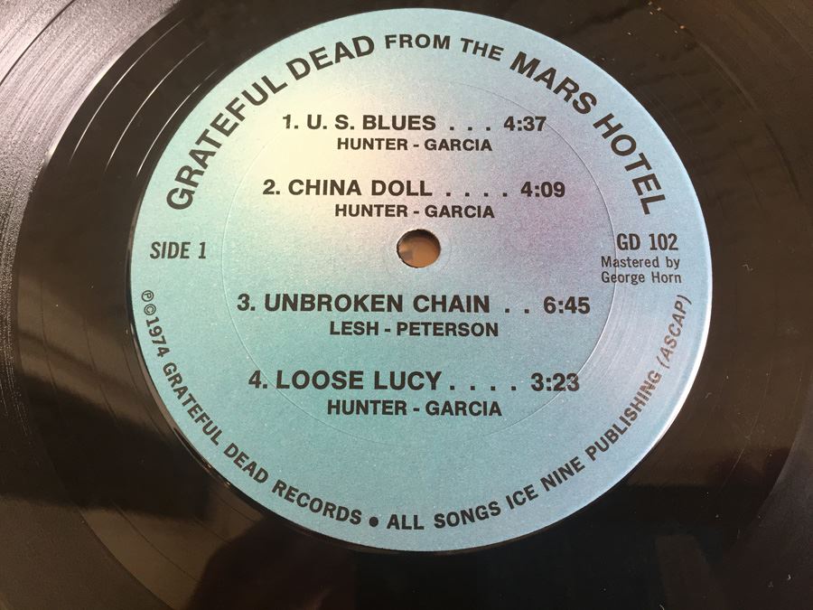 Grateful Dead, The ‎- From The Mars Hotel - Grateful Dead Records ‎- GD 102 [Photo 4]